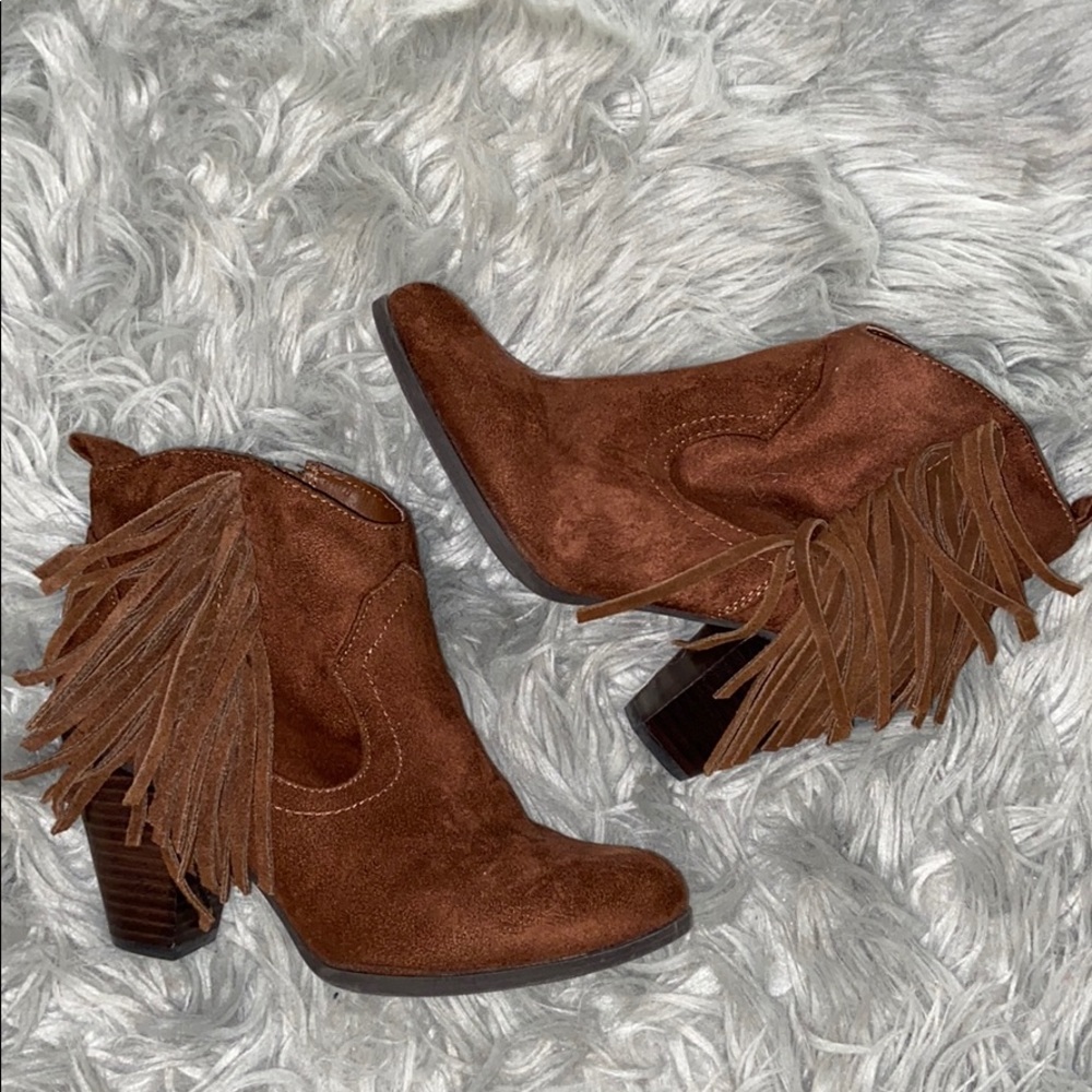 Madden Girl Fringe Booties